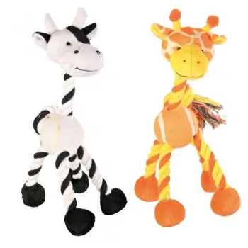 jucarie plus girafa pentru caini