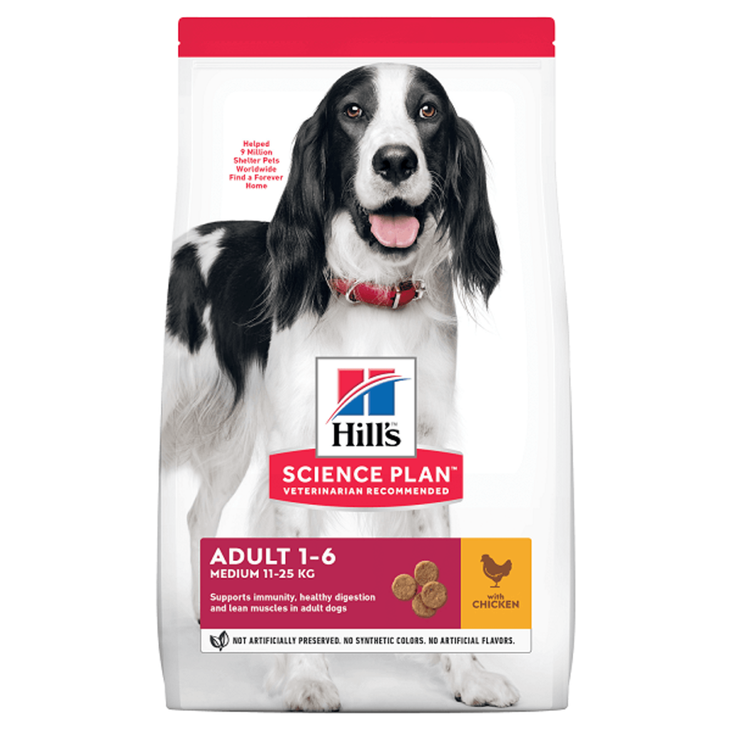 Hill's SP Canine Adult Medium Pui, 14 Kg